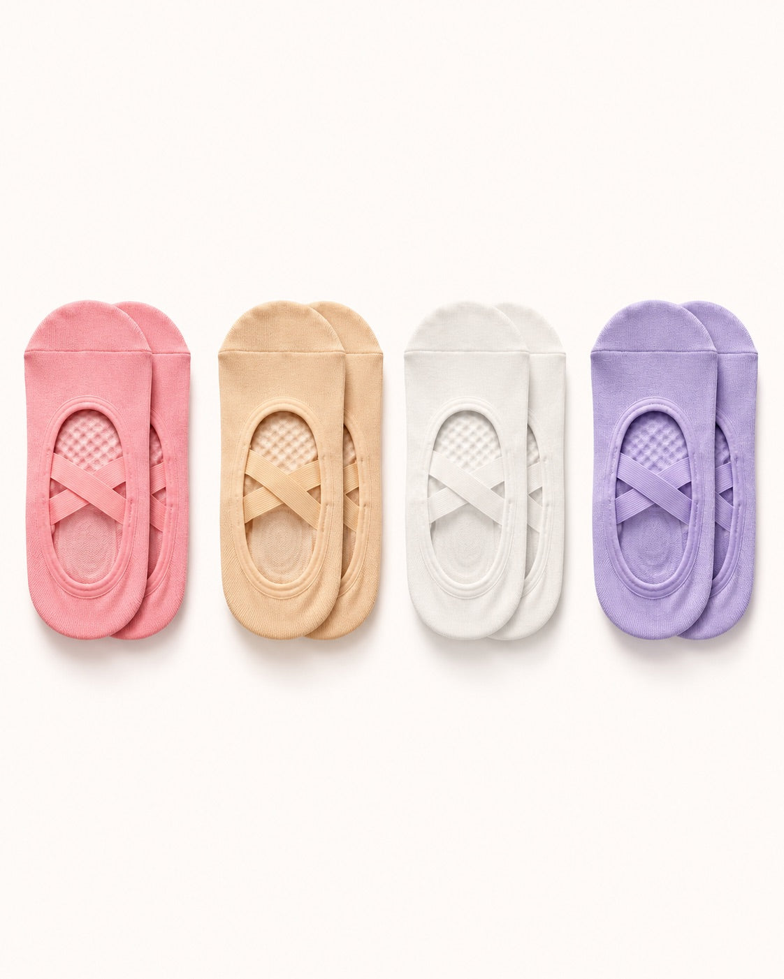 Calceta Antideslizante Short - Colección Pastels